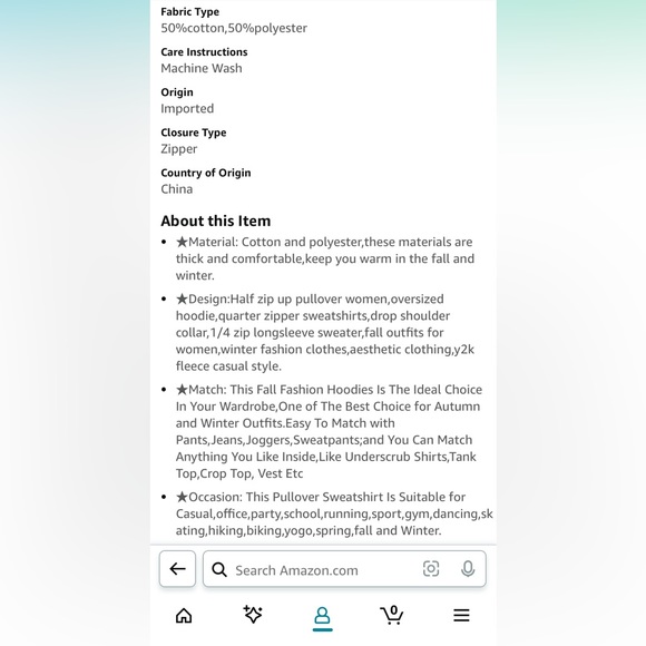 Women’s oversized Sweatshirt - Picture 7 of 7